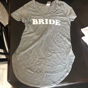 Super soft bride T-shirt worn once